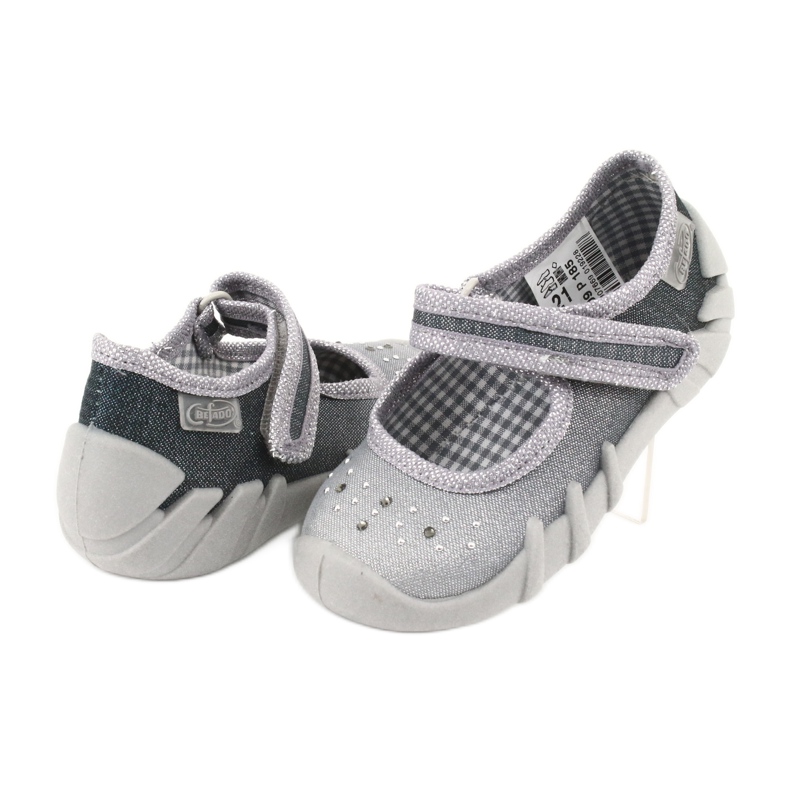 Befado Kinderschuhe 109P185 grau 4