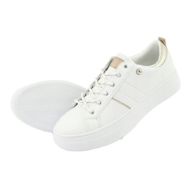 American Club RH09 weiße Sportschuhe gelb 5