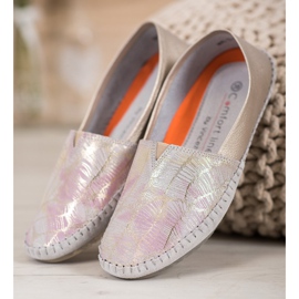 VINCEZA Leder Slipper gelb 2