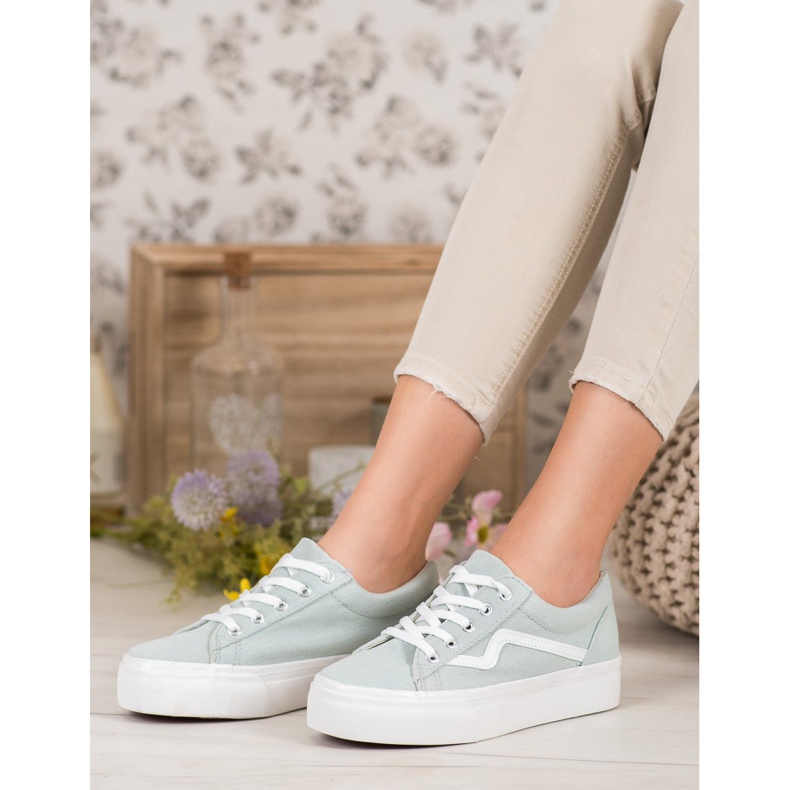 Kylie Modische grüne Turnschuhe 2