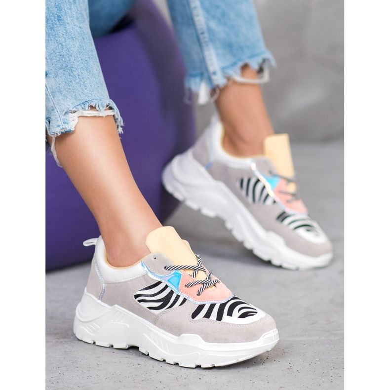 SHELOVET Mode-Turnschuhe mehrfarbig 1