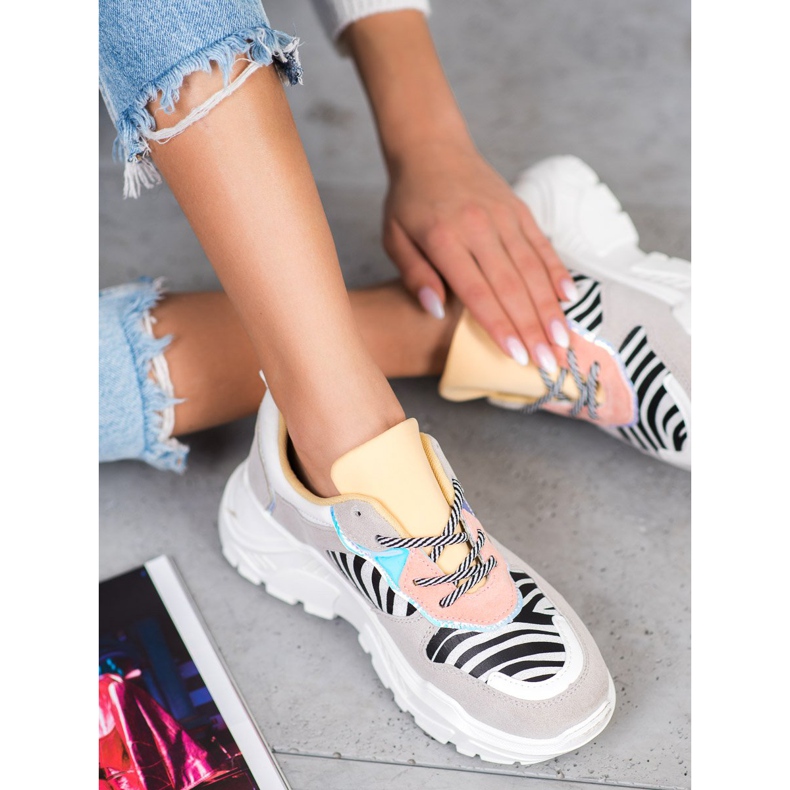 SHELOVET Mode-Turnschuhe mehrfarbig 2