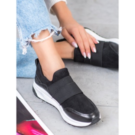 SHELOVET Slipper auf der Plattform schwarz 2