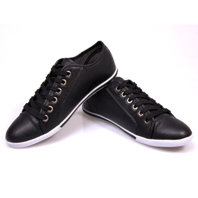 Oldschool Sneakers 187 Schwarz 2