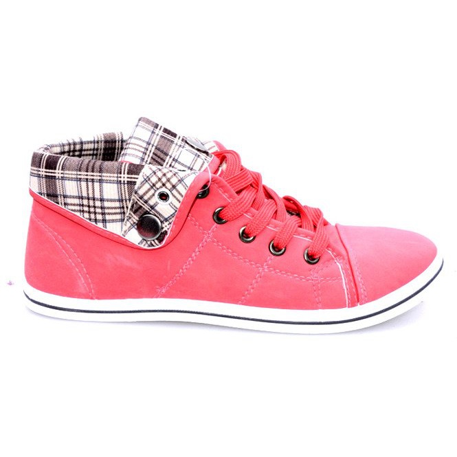 Hohe Turnschuhe konvertieren DD52 Pfirsich gelb 1