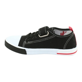 American Club TEN10 Sneakers mit Klettverschluss schwarz rot 2