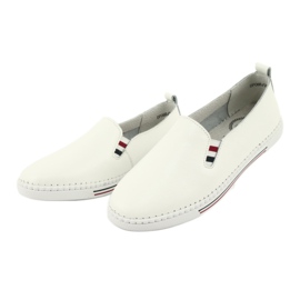 Slipony-Sneaker aus Leder Filippo DP066 weiß 3