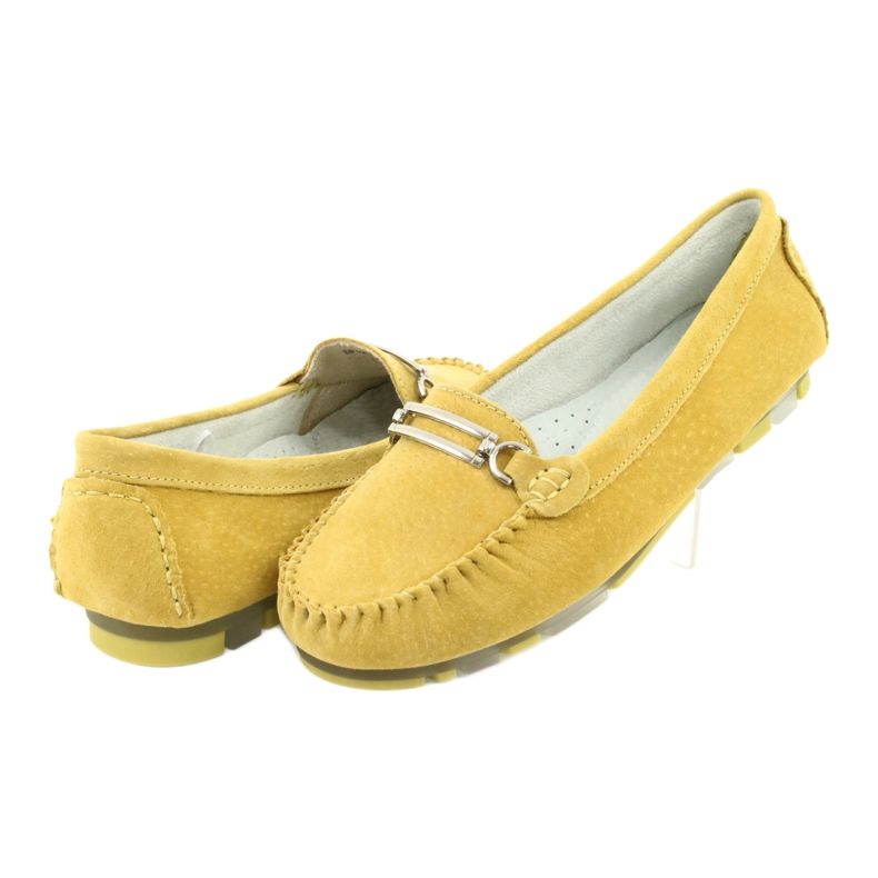 Loafer aus Veloursleder Filippo DP 1202 gelb 4