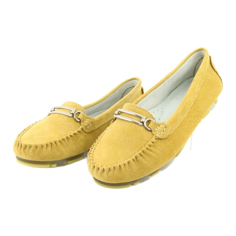 Loafer aus Veloursleder Filippo DP 1202 gelb 3