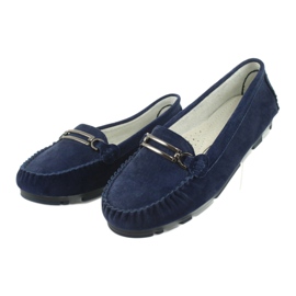Loafer aus Veloursleder Filippo DP 1202 blau 3