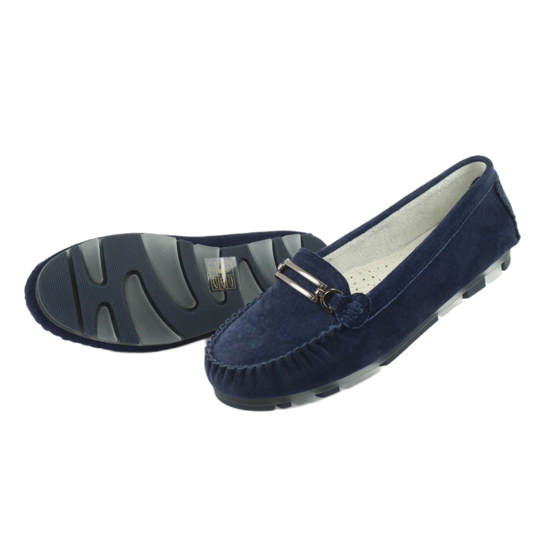 Loafer aus Veloursleder Filippo DP 1202 blau 5