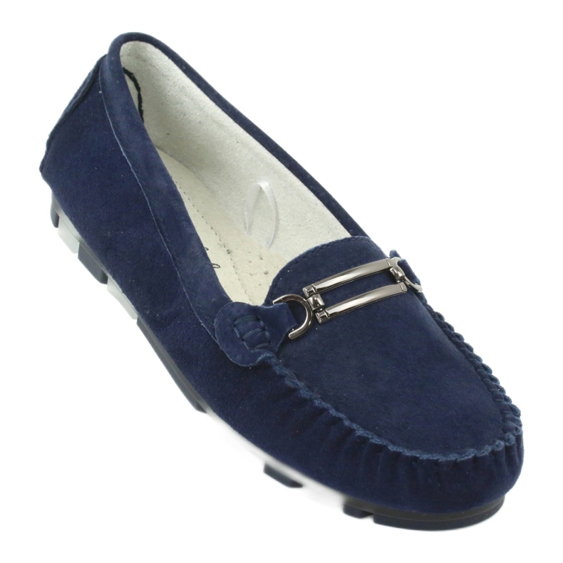 Loafer aus Veloursleder Filippo DP 1202 blau 1