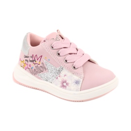 American Club GC15 Star Sportschuhe für Mädchen rosa grau 1