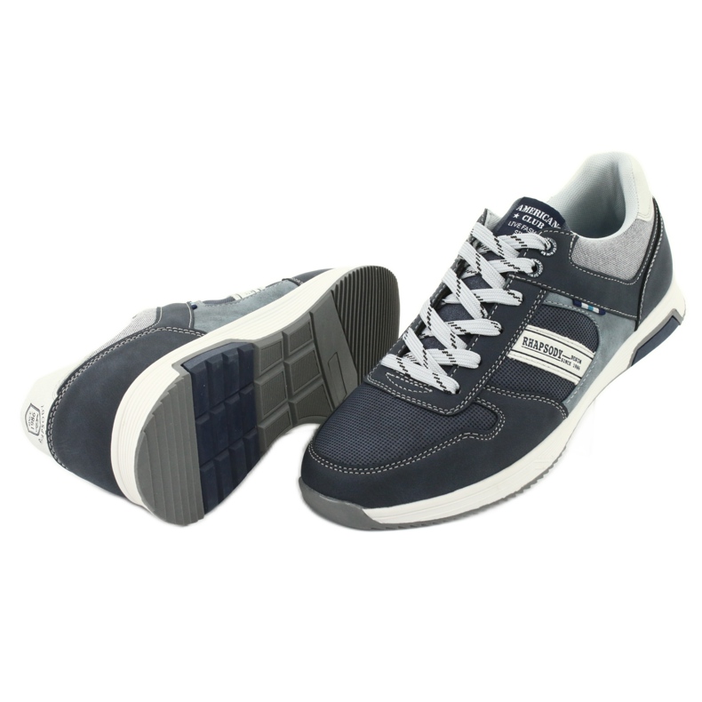 ADI American Club RH01 Herren Sportschuhe marineblau blau grau 4