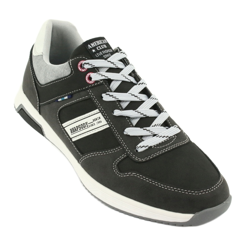 ADI American Club RH01 Herren Sportschuhe schwarz grau 1