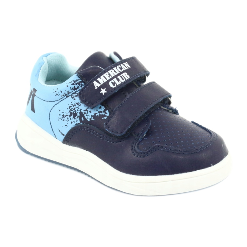 American Club GC18 Sportschuhe mit Klettverschluss marineblau blau 1