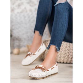 Kylie Bequeme Slipper weiß 1