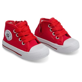 High-Top-Kindersneaker Y1309 Rot 1