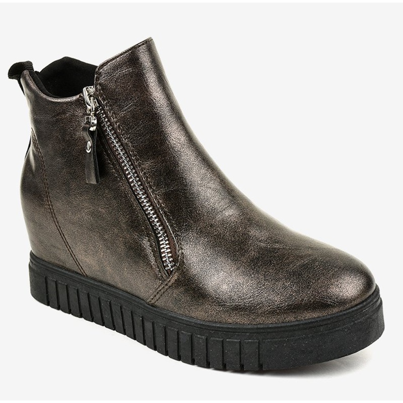 Braune Keilsneaker 1757 1