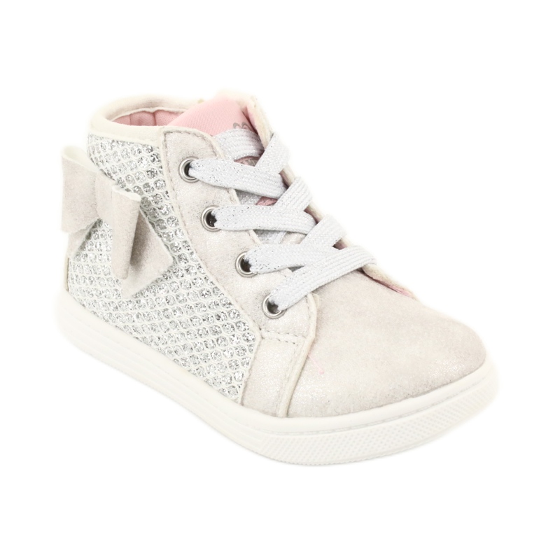 American Club GC17 Sportschuhe für Mädchen weiß grau 1