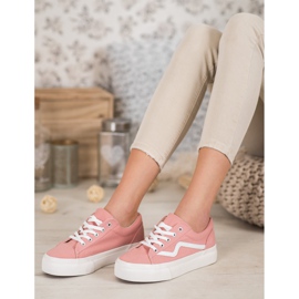 Kylie Modische rosa Turnschuhe 1