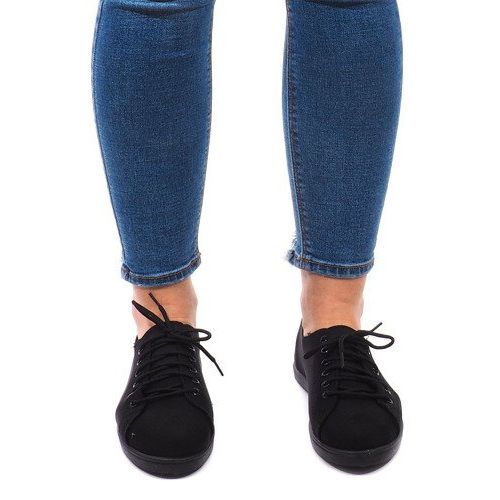 Turnschuhe Slip On VB01 Schwarz 1