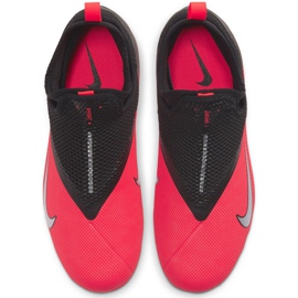 Nike Phantom Vsn 2 Academy Df FG / MG Jr CD4059-606 Fußballschuhe mehrfarbig rot 1