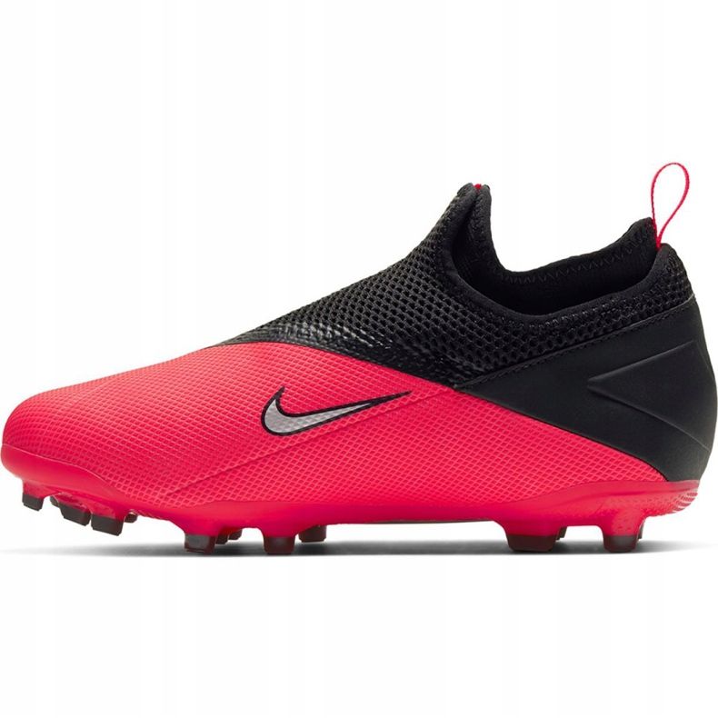 Nike Phantom Vsn 2 Academy Df FG / MG Jr CD4059-606 Fußballschuhe mehrfarbig rot 2