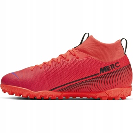 Nike Mercurial Superfly 7 Academy Tf Jr AT8143-606 Fußballschuhe rot rot 2