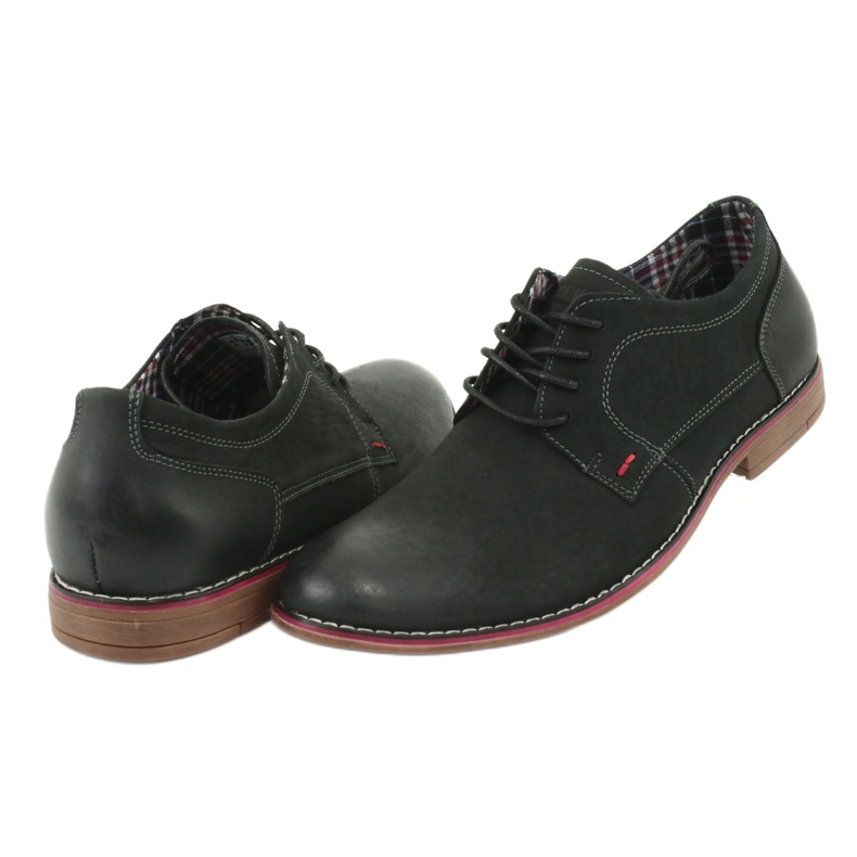 American Club CY01 Herren Schnürschuh schwarz 4