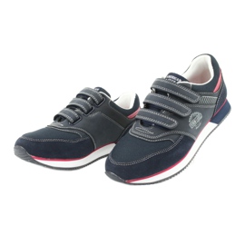 American Club Amerikanische marineblaue RH21 Schuhe rot 3