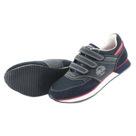 American Club Amerikanische marineblaue RH21 Schuhe rot 5