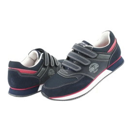 American Club Amerikanische marineblaue RH21 Schuhe rot 4
