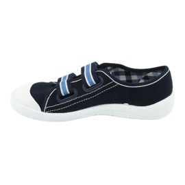 Befado Kinderschuhe 672Y049 weiß marineblau blau 2