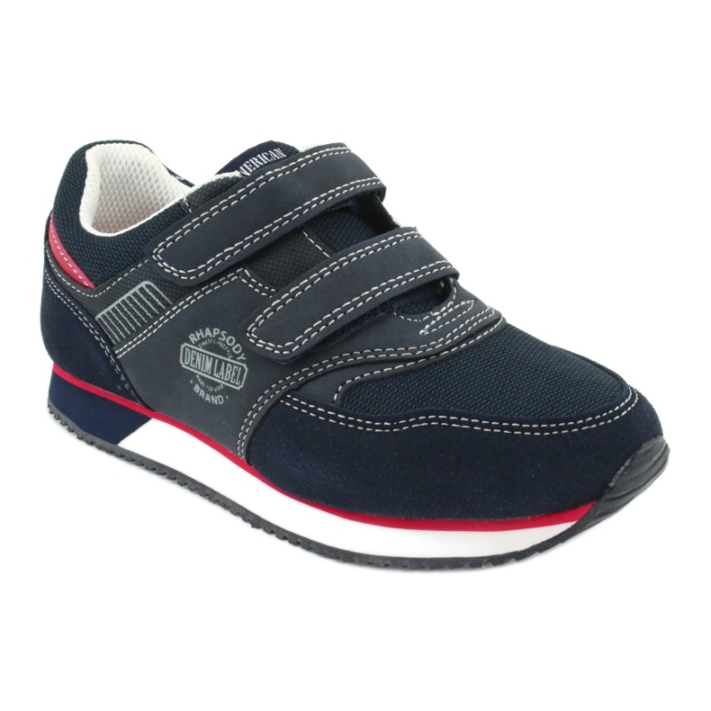 American Club Amerikanische Sportschuhe, marineblau RH20 rot 1
