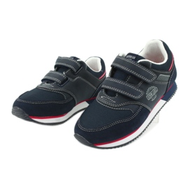 American Club Amerikanische Sportschuhe, marineblau RH20 rot 3