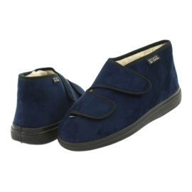 Befado Lammfellschuhe 986D010 marineblau 4