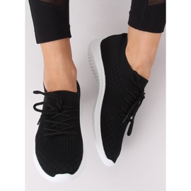Schwarze Sportschuhe 7753-Y Schwarz 1