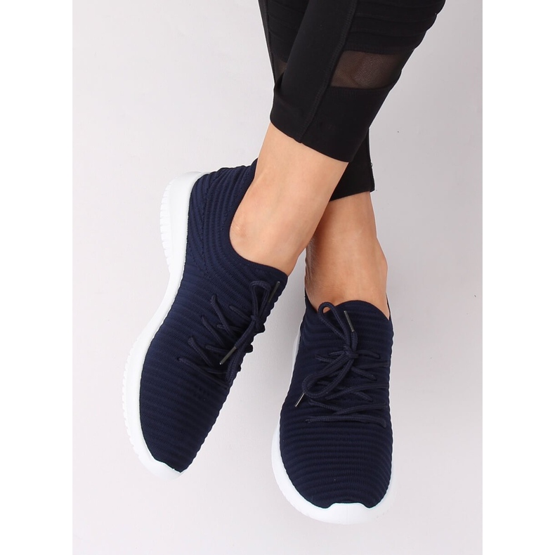 Marineblaue Sportschuhe 7759-Y Blau 1