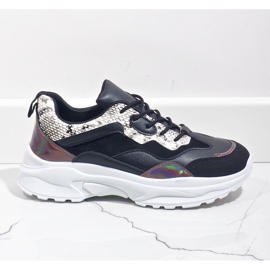 Schwarze YL-18 Sportschuhe mehrfarbig 2