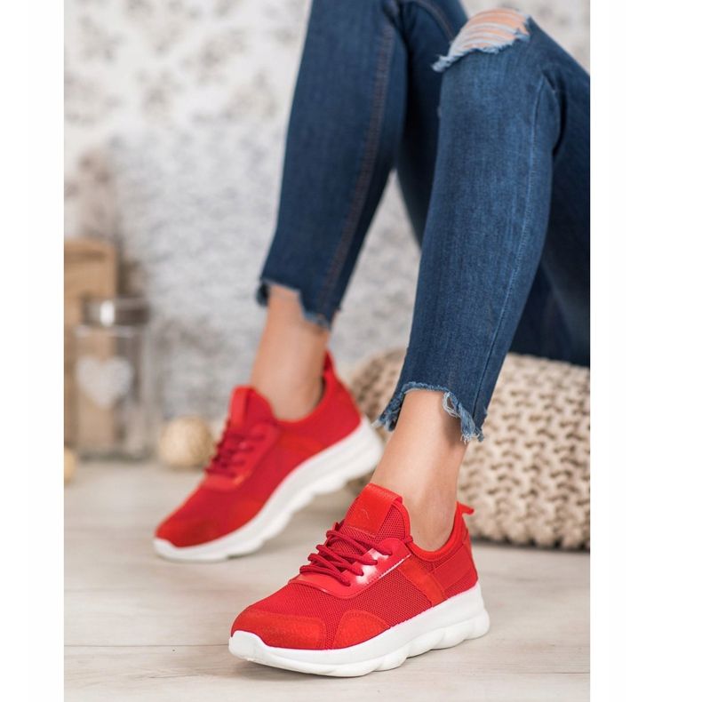 Marquiz Sportschuhe zum Hineinschlüpfen rot 1