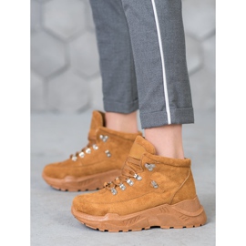 Queentina Wildleder Sneakers braun 1