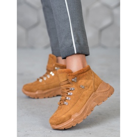 Queentina Wildleder Sneakers braun 2