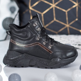 Queentina Warme Turnschuhe schwarz 2