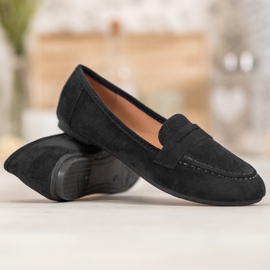 Fama Klassische Loafer schwarz 1