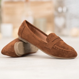 Fama Klassische Loafer braun 1
