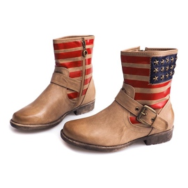 Warm Booties Jodhpurstiefel Y350 Beige 2