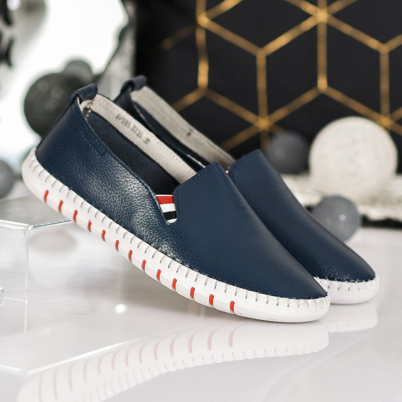 Evento Marineblaue Slip-On-Sneakers 1