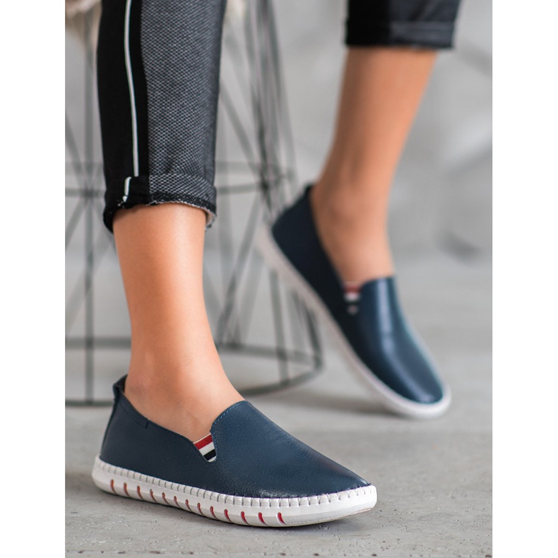 Evento Marineblaue Slip-On-Sneakers 2