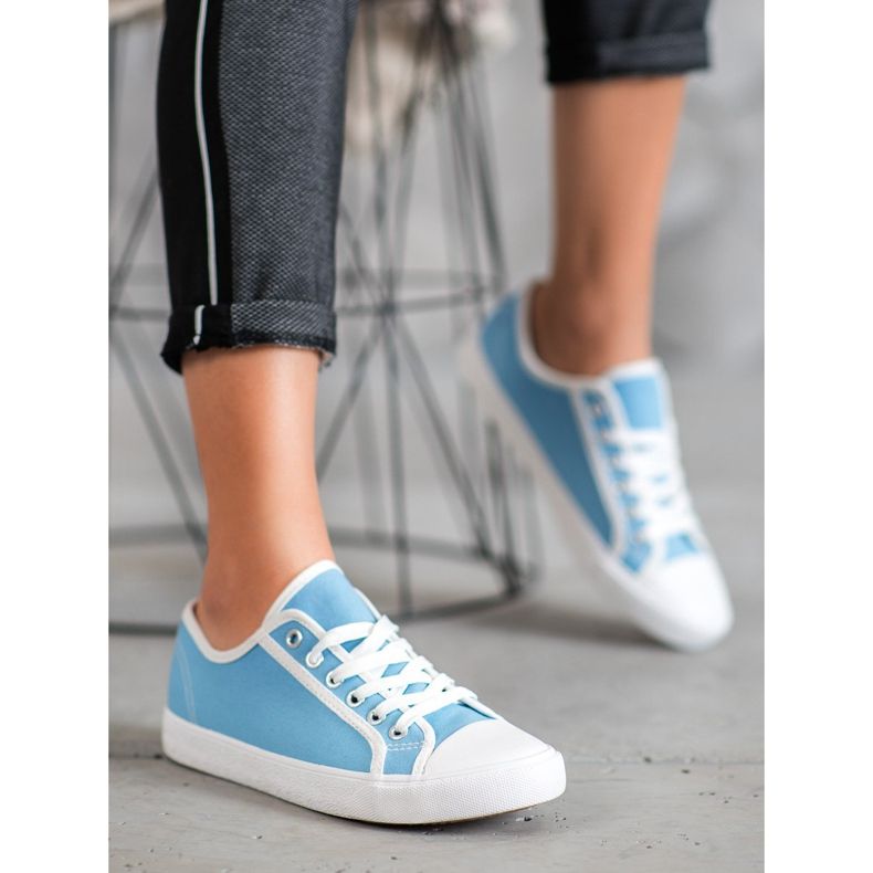 SHELOVET Blaue Turnschuhe 1